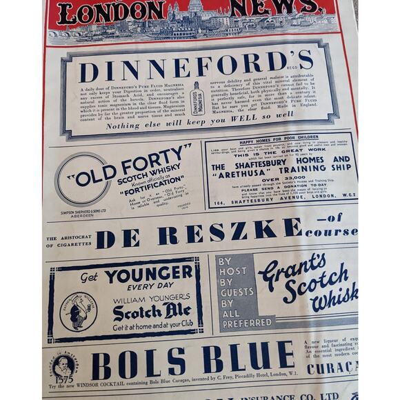 Vintage Illustrated London News Magazine Issue History October 12 1935 - Picture 15 of 16